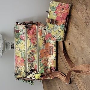 Sakroots Floral Crossbody with Wallet